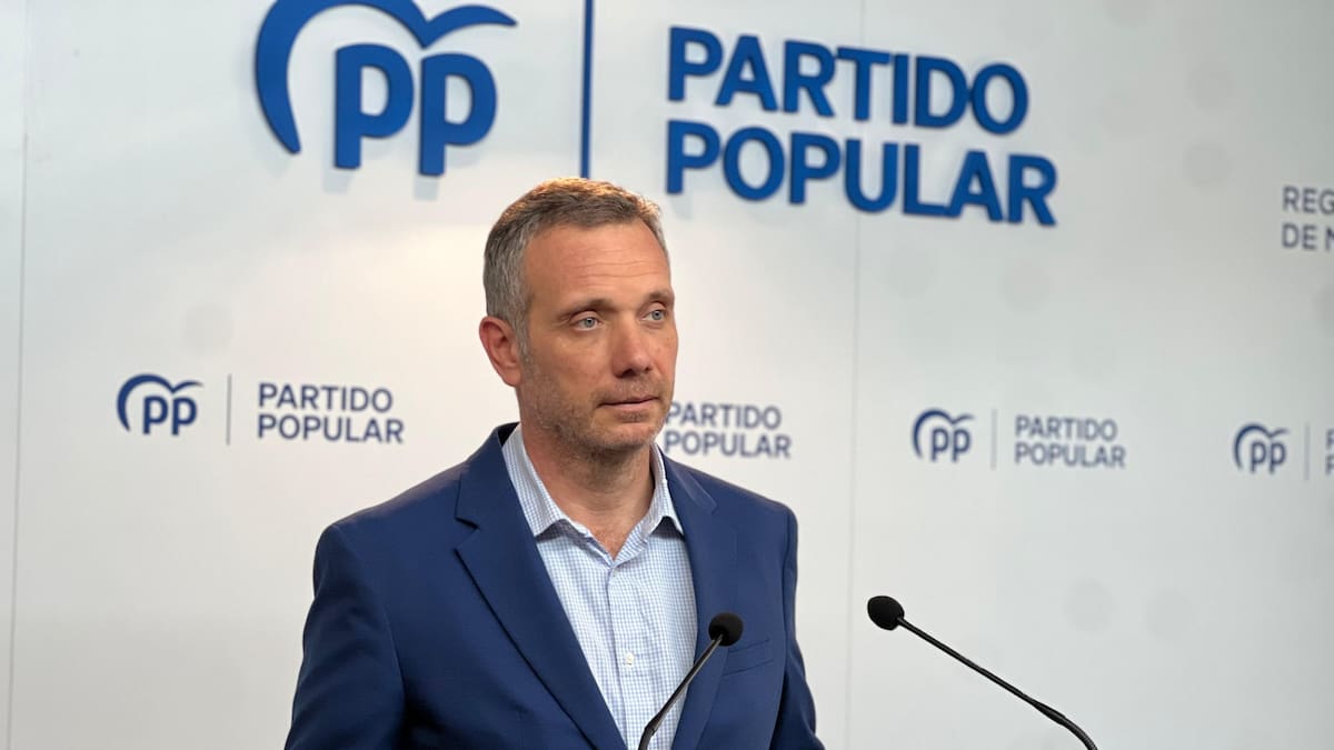 Joaquín Segado este martes en la rueda de prensa