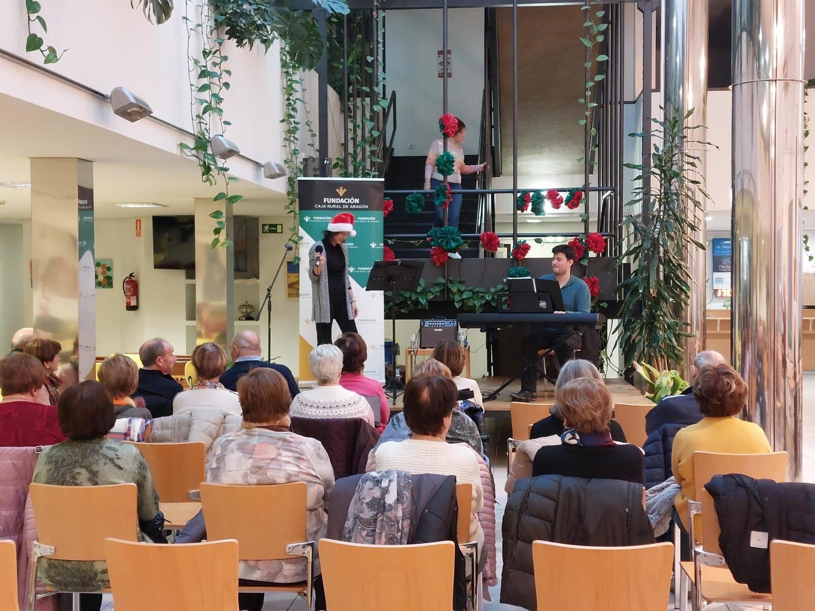 Lucía Domínguez en uno de sus conciertos