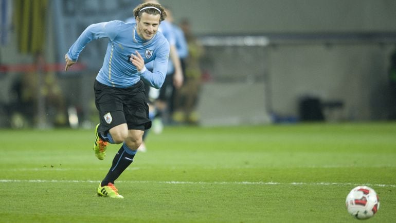 El delantero uruguayo Diego Forlán.