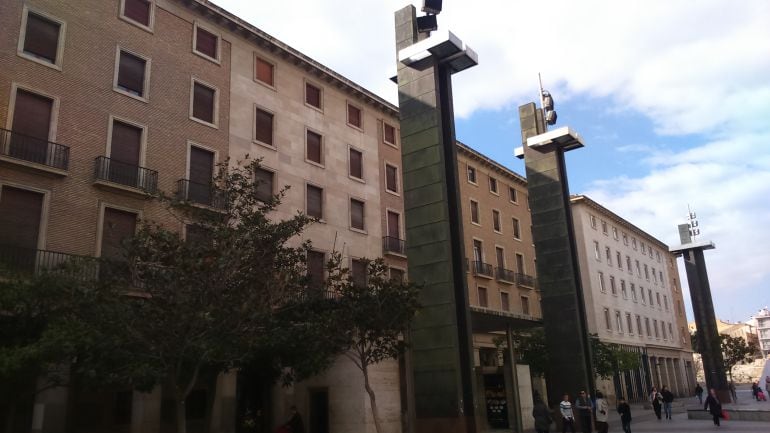 Juzgados en la plaza del Pilar