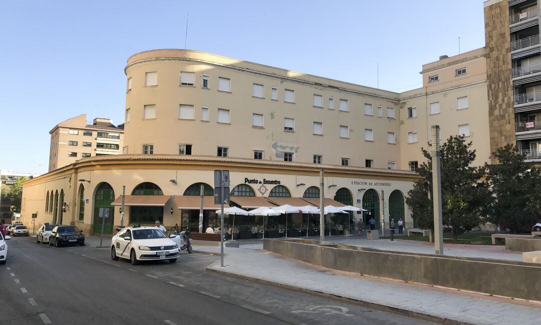 Estación de autobuses de Jaén, punto de salida y llegada de muchos inmigrantes.