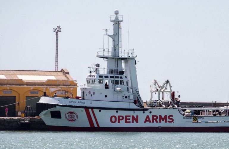 Fotografía del buque de rescate humanitario Proactiva Open Arms.