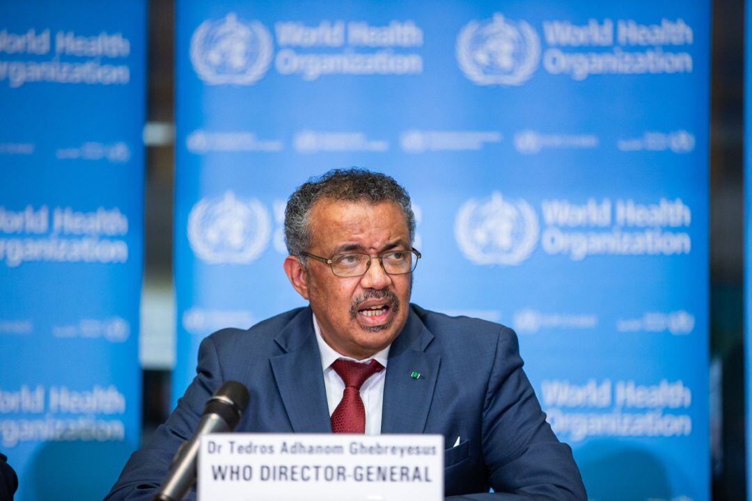 El director general de la Organización Mundial de la Salud (OMS), Tedros Adhanom Ghebreyesus