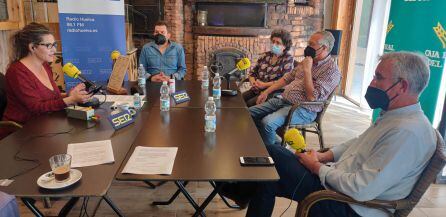 Juan Martínez, primero en la imagen. Concejal del Ayto de San Juan del Puerto (Huelva)