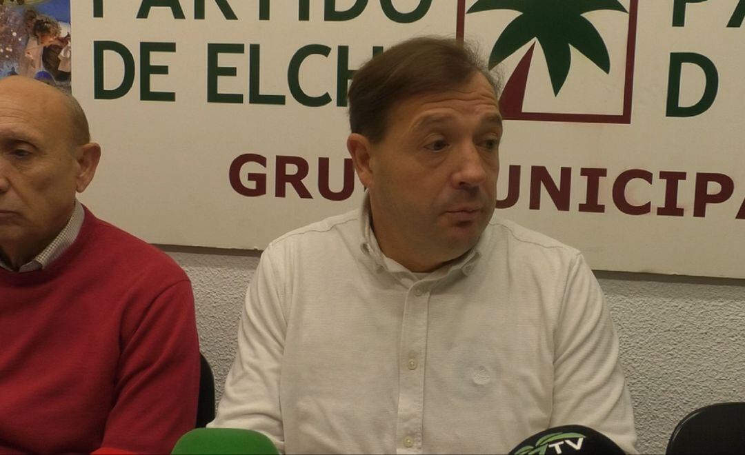 Jesús Pareja, portavoz del Partido de Elche