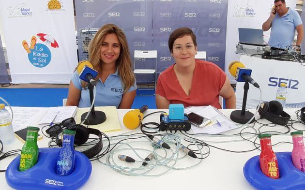 Raquel Raja, junto a Nazaret Navarro