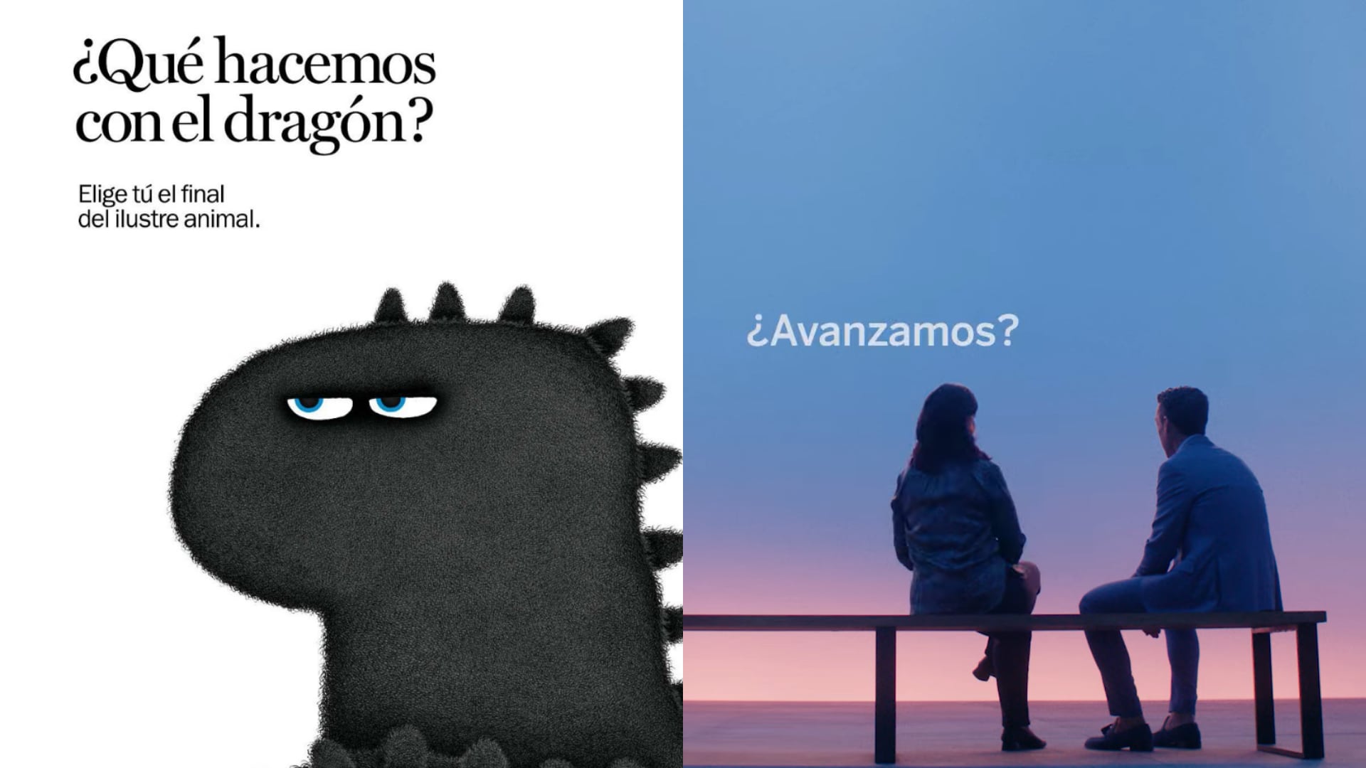 Anuncios del Banc Sabadell i del BBVA.