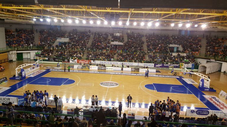 Gran ambiente en el Pazo, en el último partido de liga, donde el COB certificaba el Play Off