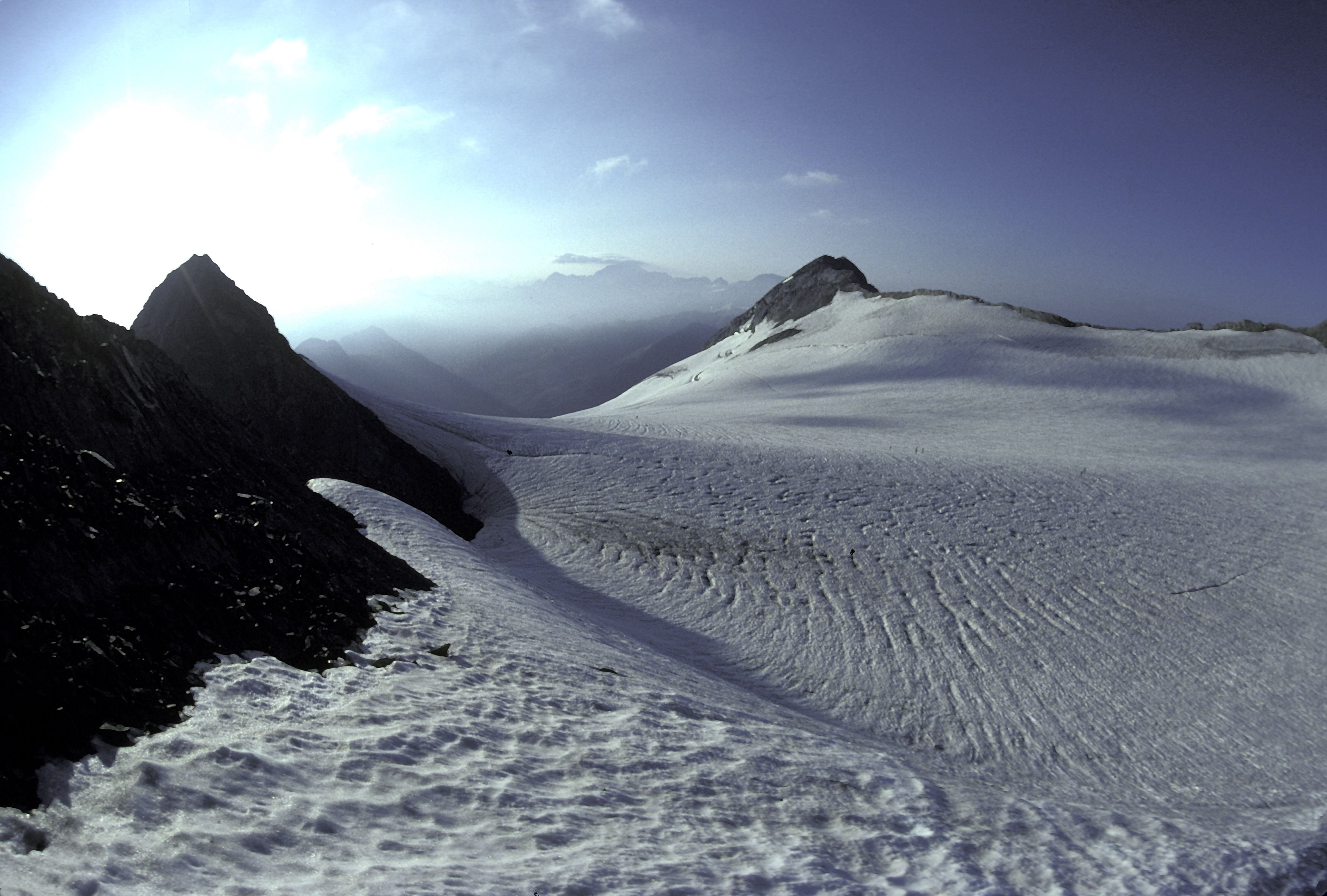 Vista del glaciar de Vignemale, en la vertiente francesa del Pirineo