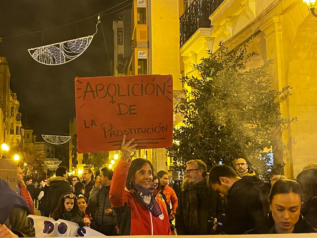 Manifestación 25N en Logroño