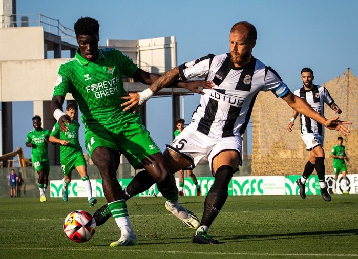 Un momento del partido