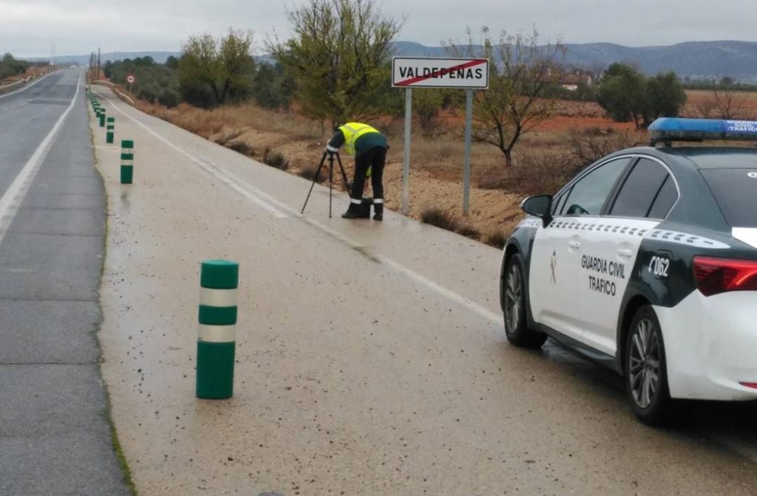 Imagen de archivo de uno de los controles de velocidad de la Guardia Civil de Tráfico 