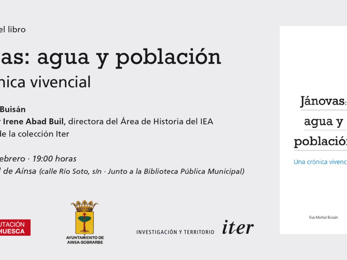 El centro cultural de Aínsa acoge la presentación de "Jánovas: agua y población. Una crónica vivencial"