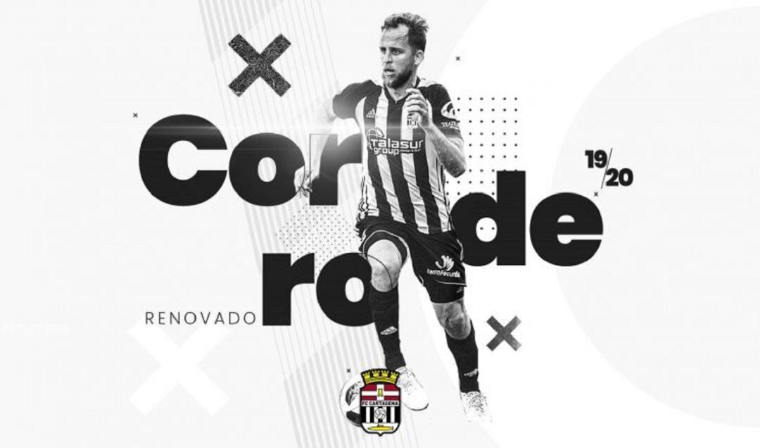 Cartel de renovación de Miguel Ángel Cordero