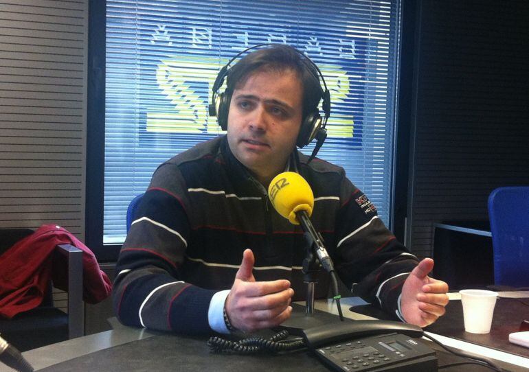 El secretario provincial del PSOE de León, Tino Rodríguez