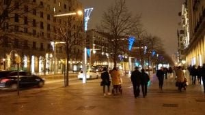 Las luces de Navidad, en el paseo Independencia