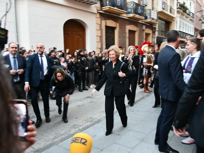 Visita de la Reina Sofía a la Semana Santa de Cartagena 2026