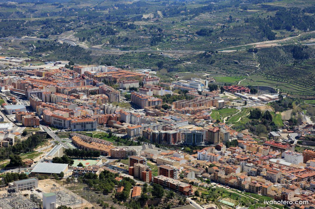 Vista de Alcoy, localidad donde más sube la incidencia del COVID