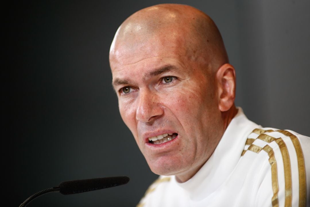 Zidane, en rueda de prensa