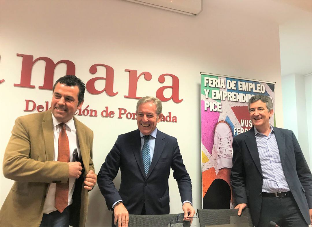 Responsables de la Cámara de Comercio en León y Bierzo