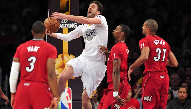 El ala pívot catalán estuvo discreto en el partido frente a Miami