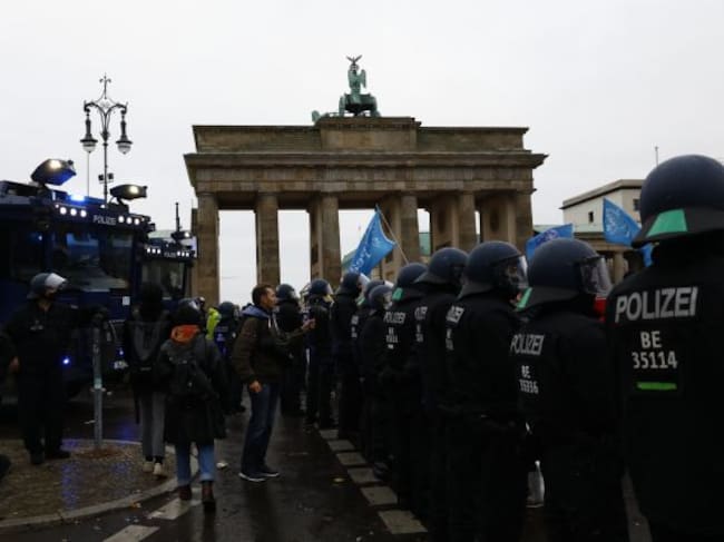 Protesta en Berlín.