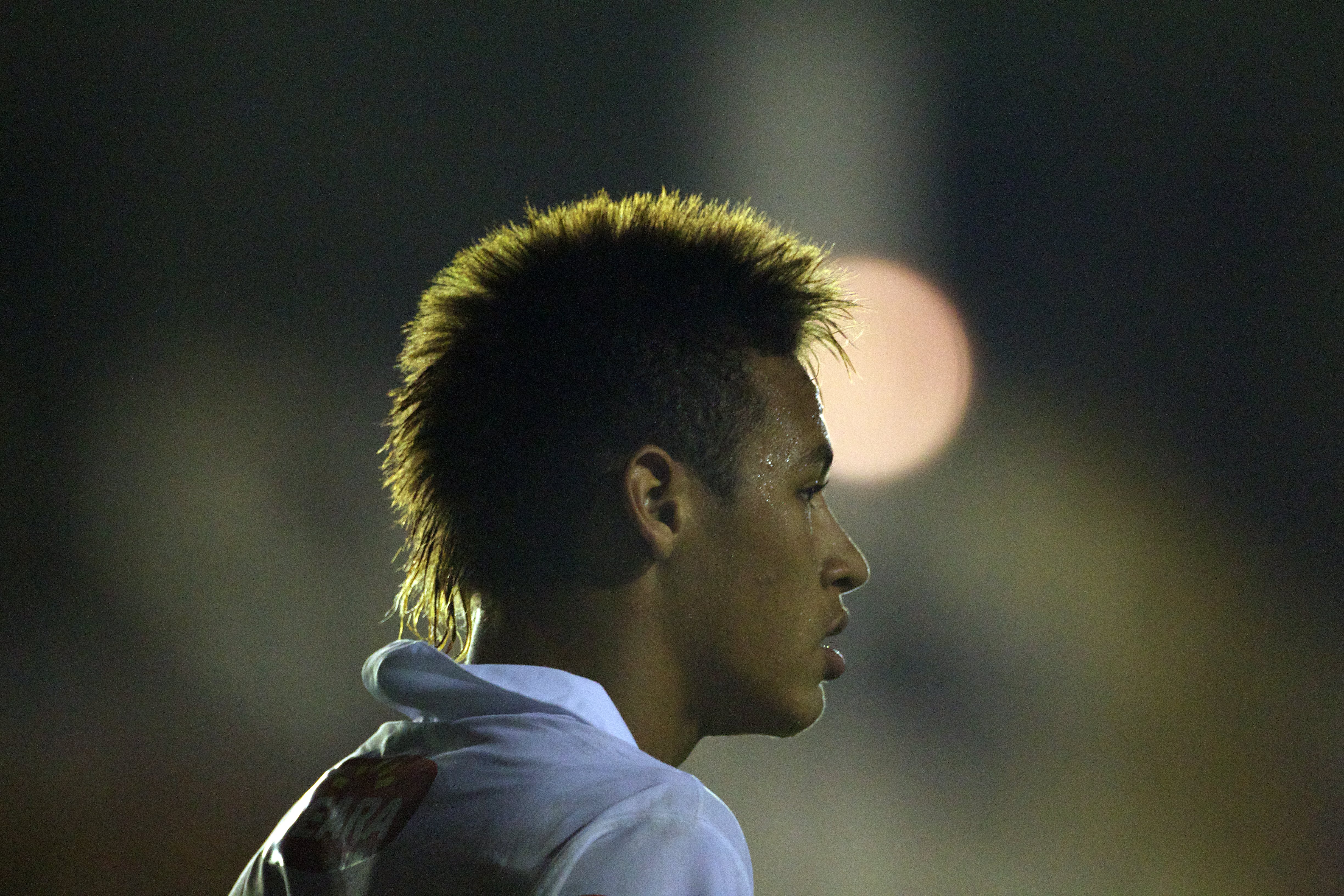 Neymar, durante un partido de Liga Brasileña entre Santos y Vasco