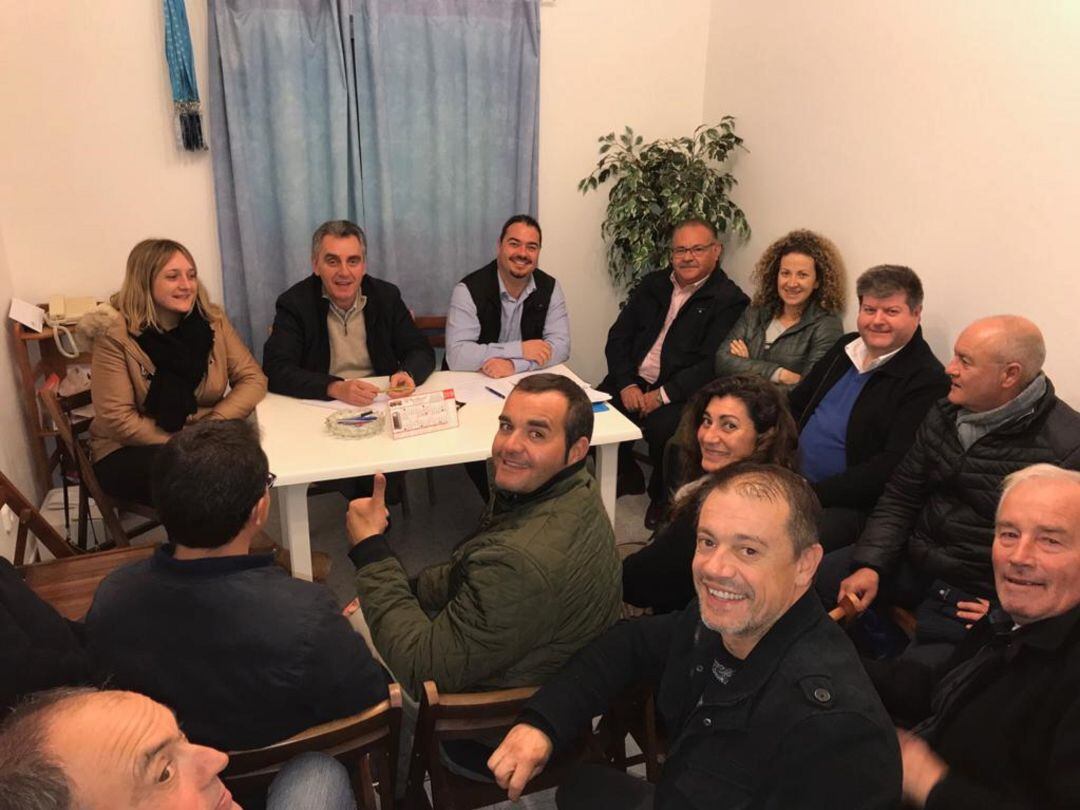 Los miembros de la Junta Local del PP de Sant Joan