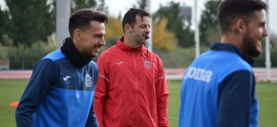 &#039;Mere&#039; Hermoso durante un entrenamiento en las instalaciones de la URJC