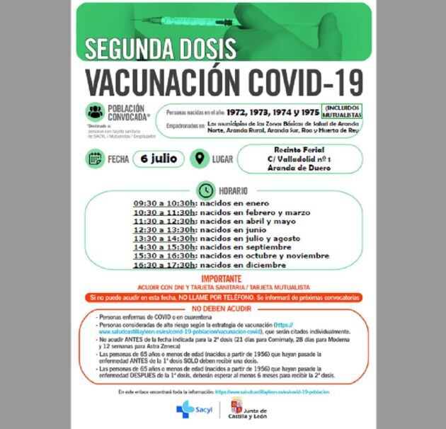 Horarios nacidos entre 1972 y 1975