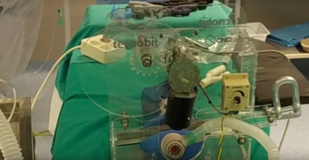 Primer prototipo de respirador automático para Hospitales 