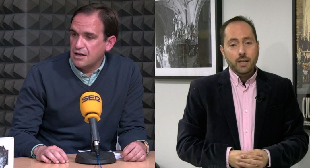 Los candidatos Luis Carlos Martínez Garvín y Diego Rodriguez