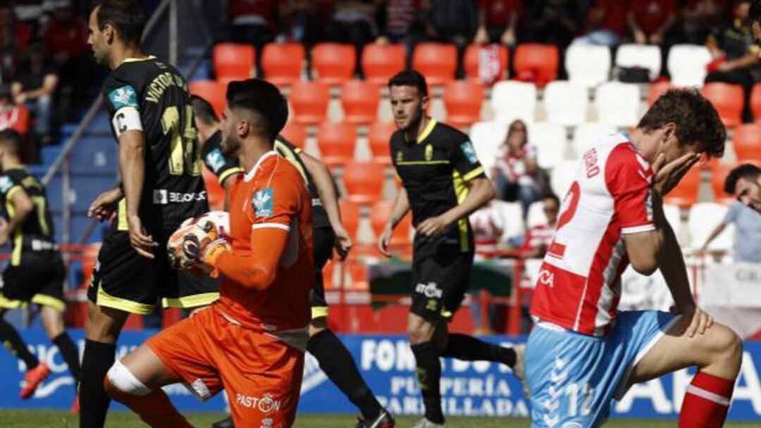 Manu Barreio no encontro ante o Granada CF