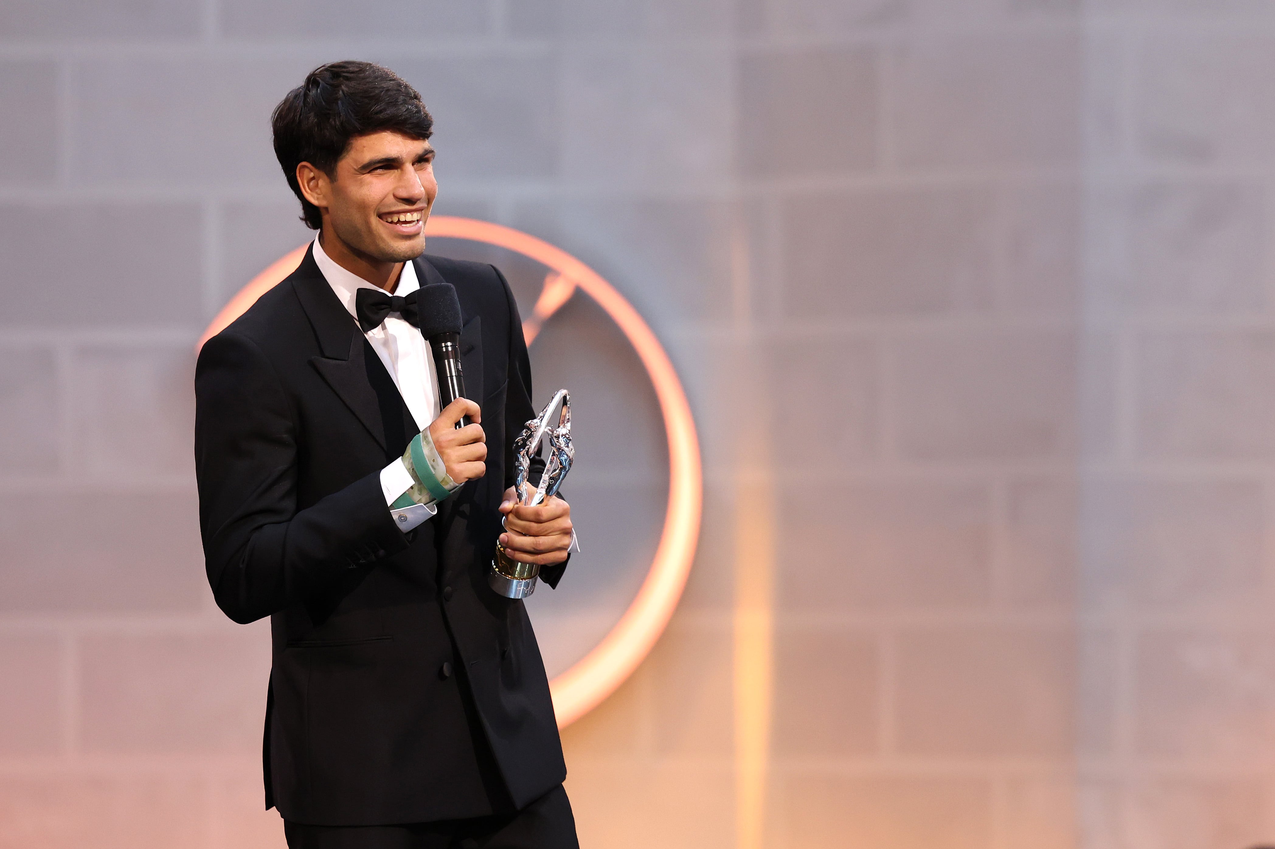 Carlos Alcaraz, ganador del premio Laureus (Pablo Cuadra/Getty Images for Laureus).