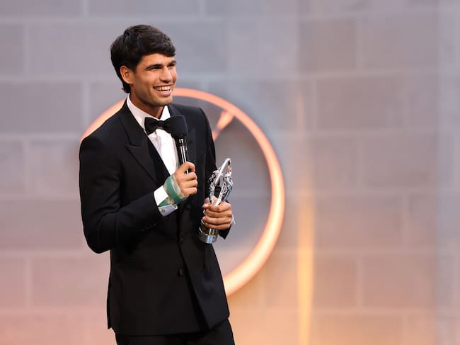 Carlos Alcaraz, ganador del premio Laureus (Pablo Cuadra/Getty Images for Laureus).