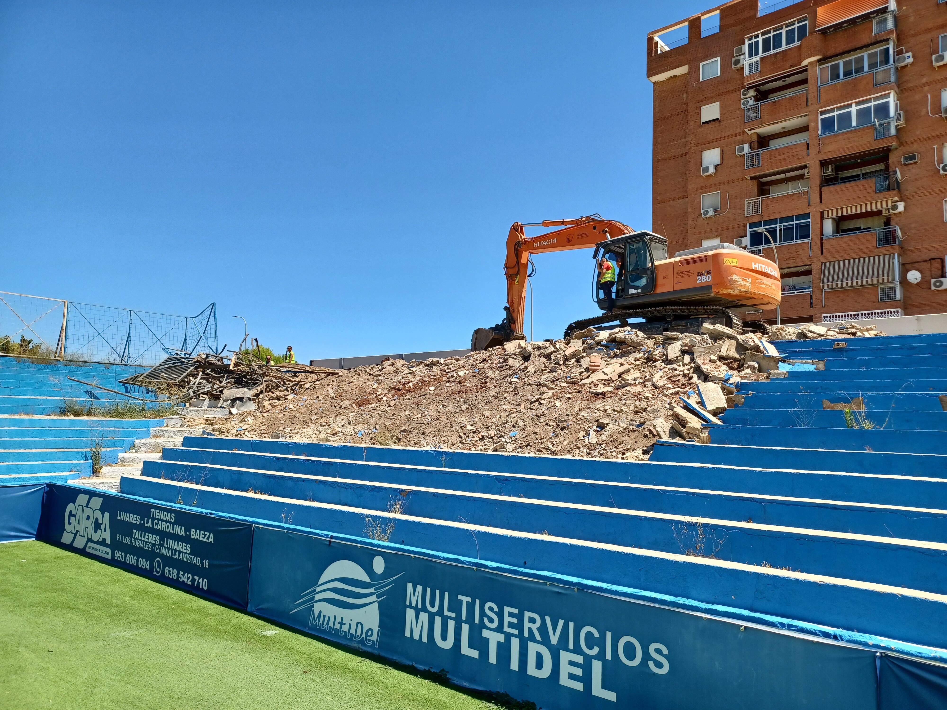 Obras en Linarejos que acomete Gyocivil.