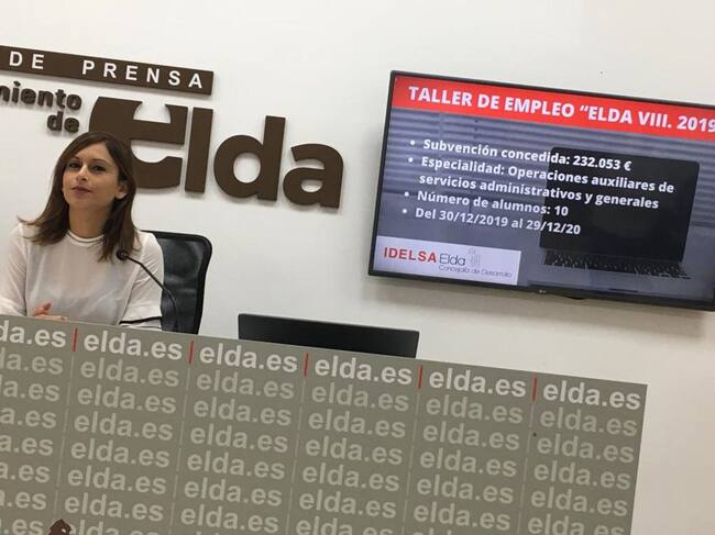 Silvia Ibáñez, concejala de Empleo de Elda