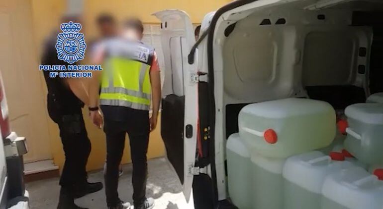 Garrafas localizadas