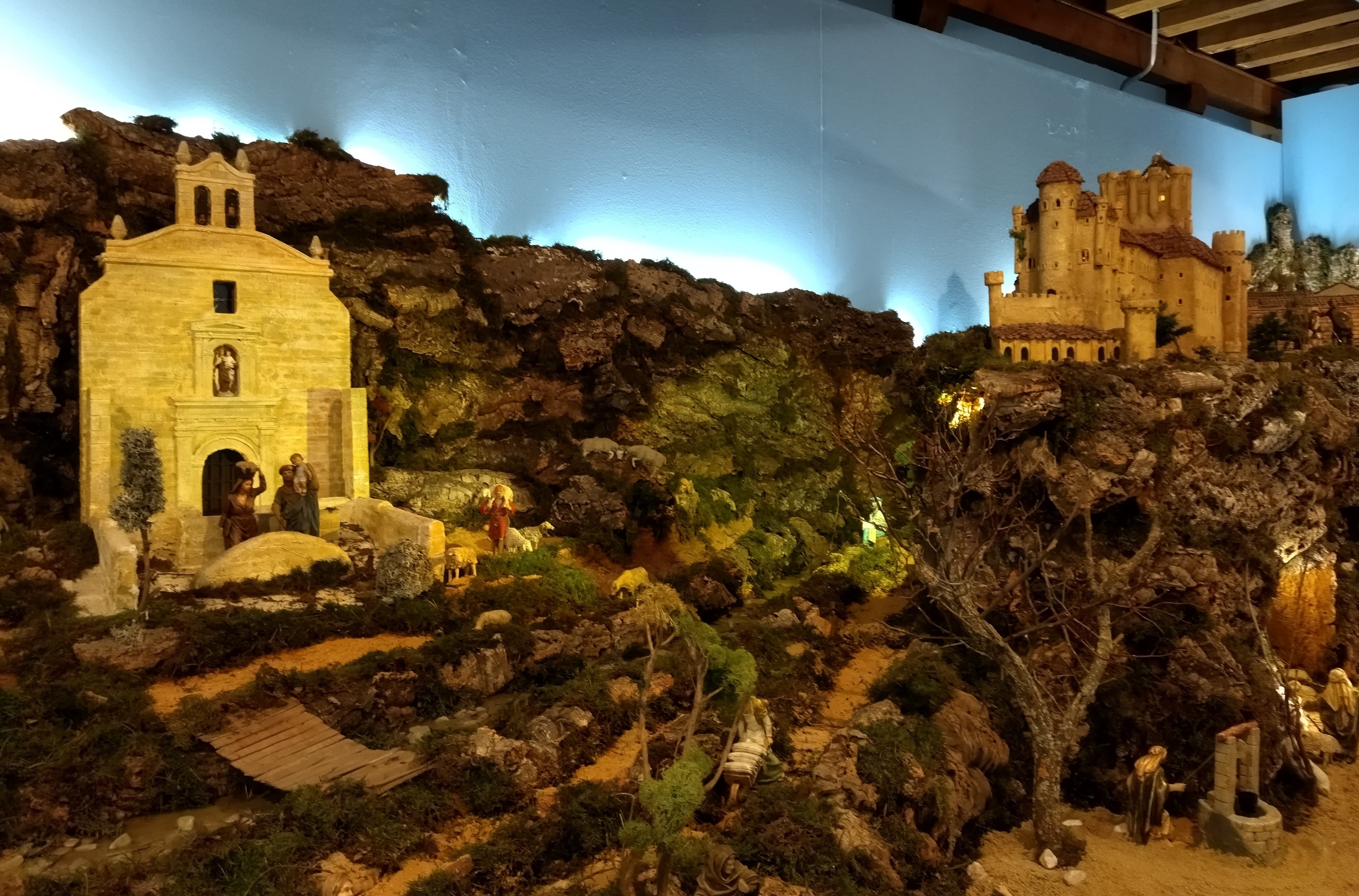 El Belén del Torreón de Lozoya está ambientado en la Guerra de las Comunidades