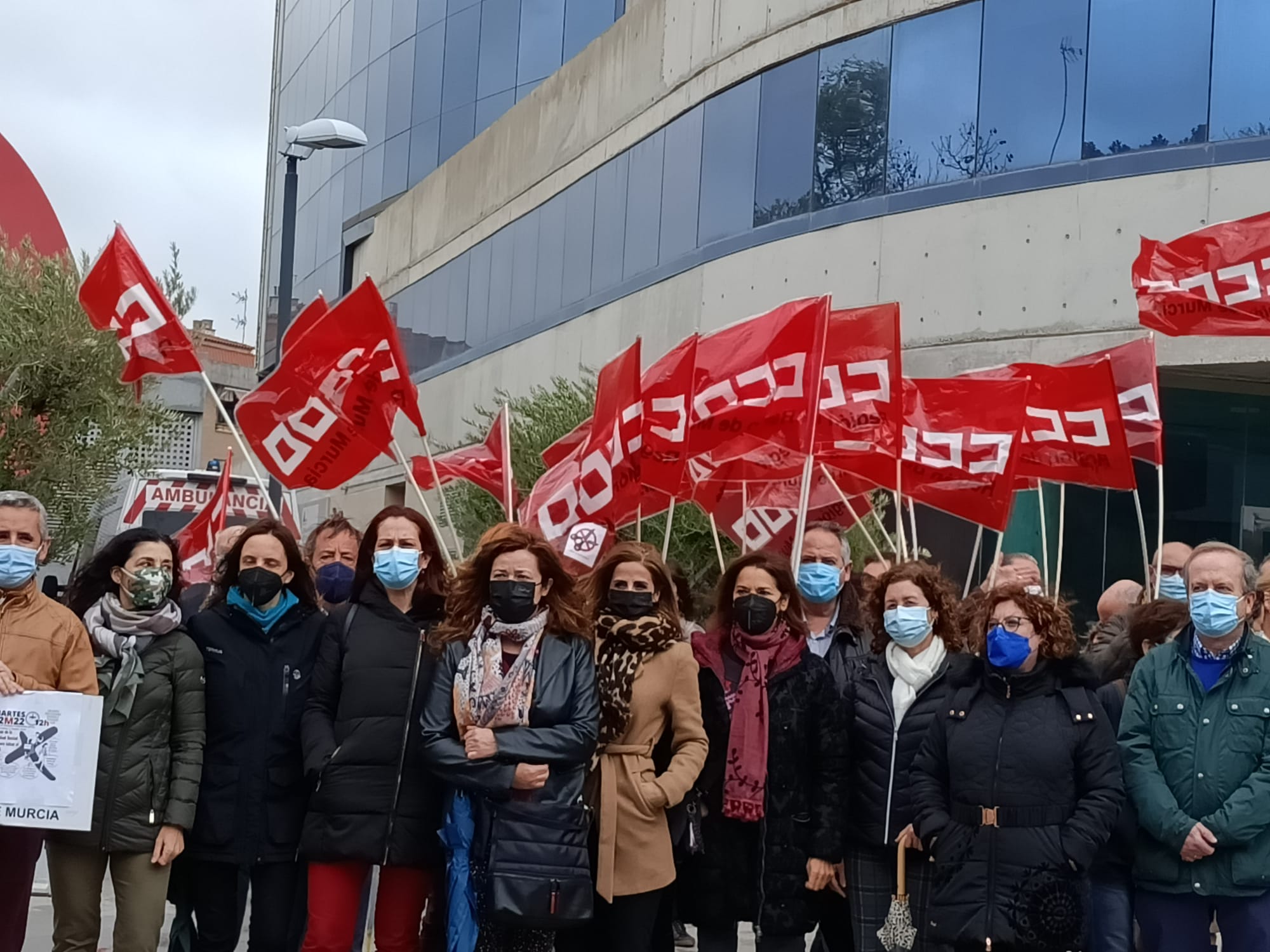 Concentración de la Plantilla de la Inspección de Trabajo y Seguridad Social en Murcia