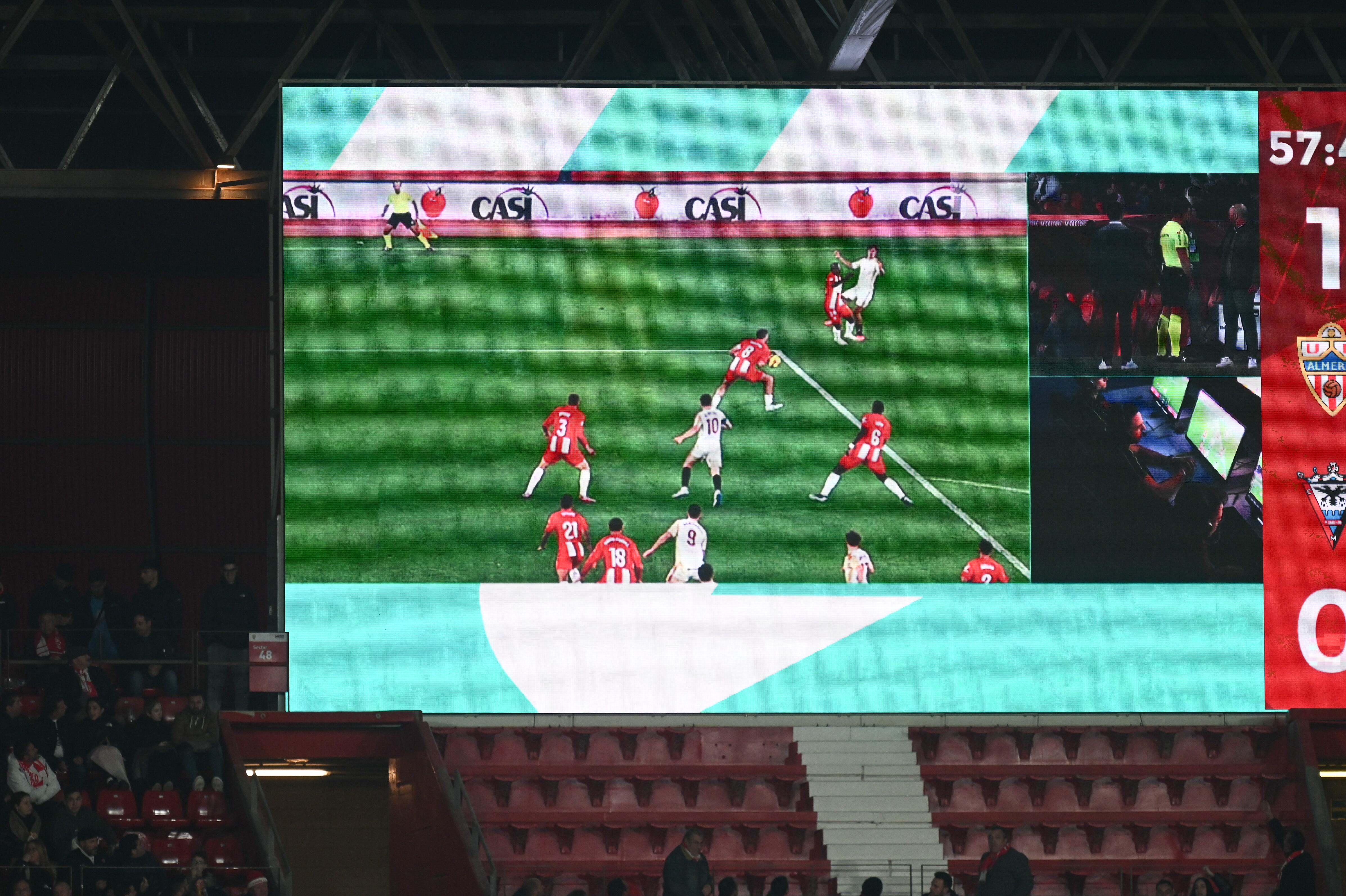 Videomarcador del Estadio de los Juegos Mediterráneos.