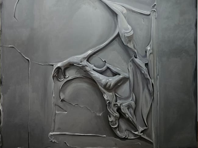 Obra de la exposición de pintura de Rocío Muñoz: ‘Un día en la penumbra’