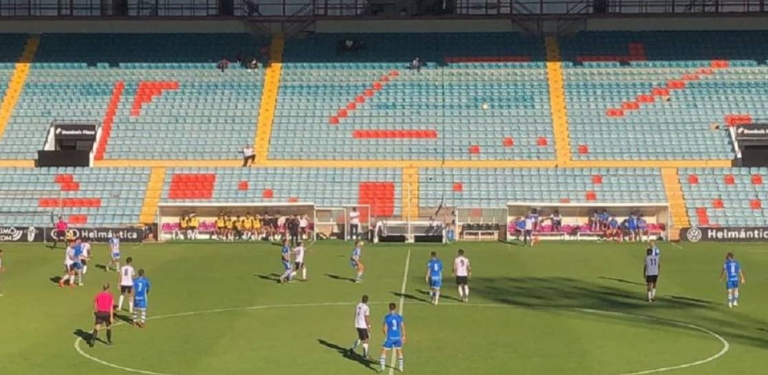 Imagen de la última visita de la Arandina a El Helmántico