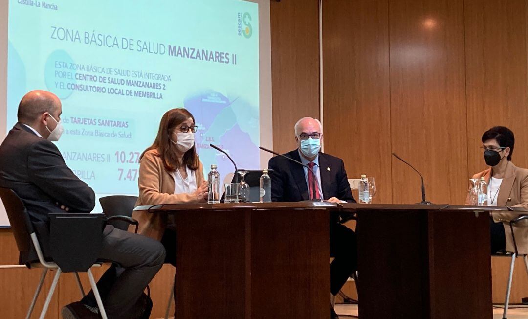 Imagen de la presentación del anteproyecto del nuevo centro de Salud Manzanares 2, que se construirá en dos años 