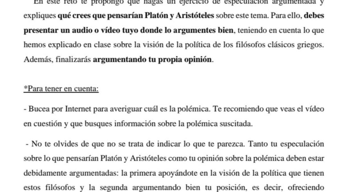 Los filósofos griegos y el caso de El Rubius, el reto filosófico del IES Villajunco (12/02/2021)