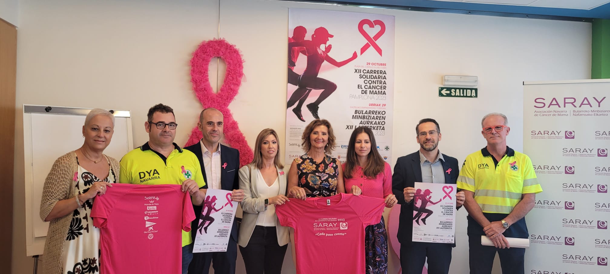 La XII Carrera Solidaria contra el Cáncer de Mama espera volver a teñir Pamplona de rosa