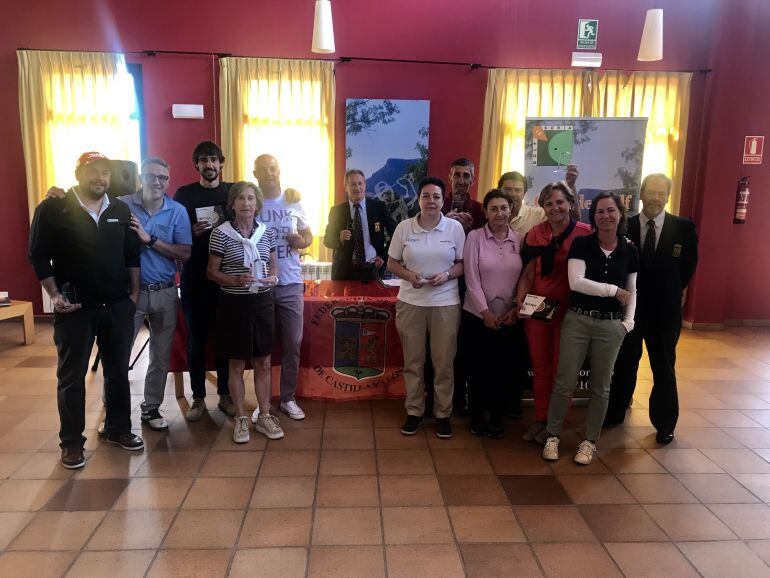 Los ganadores de la prueba regional celebrada en el Campo de Golf de Pedrajas.