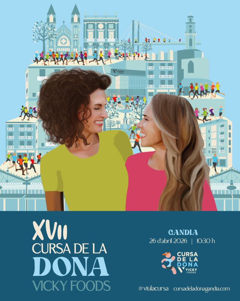 Cartel de la Cursa de la Dona Gandia 2026.