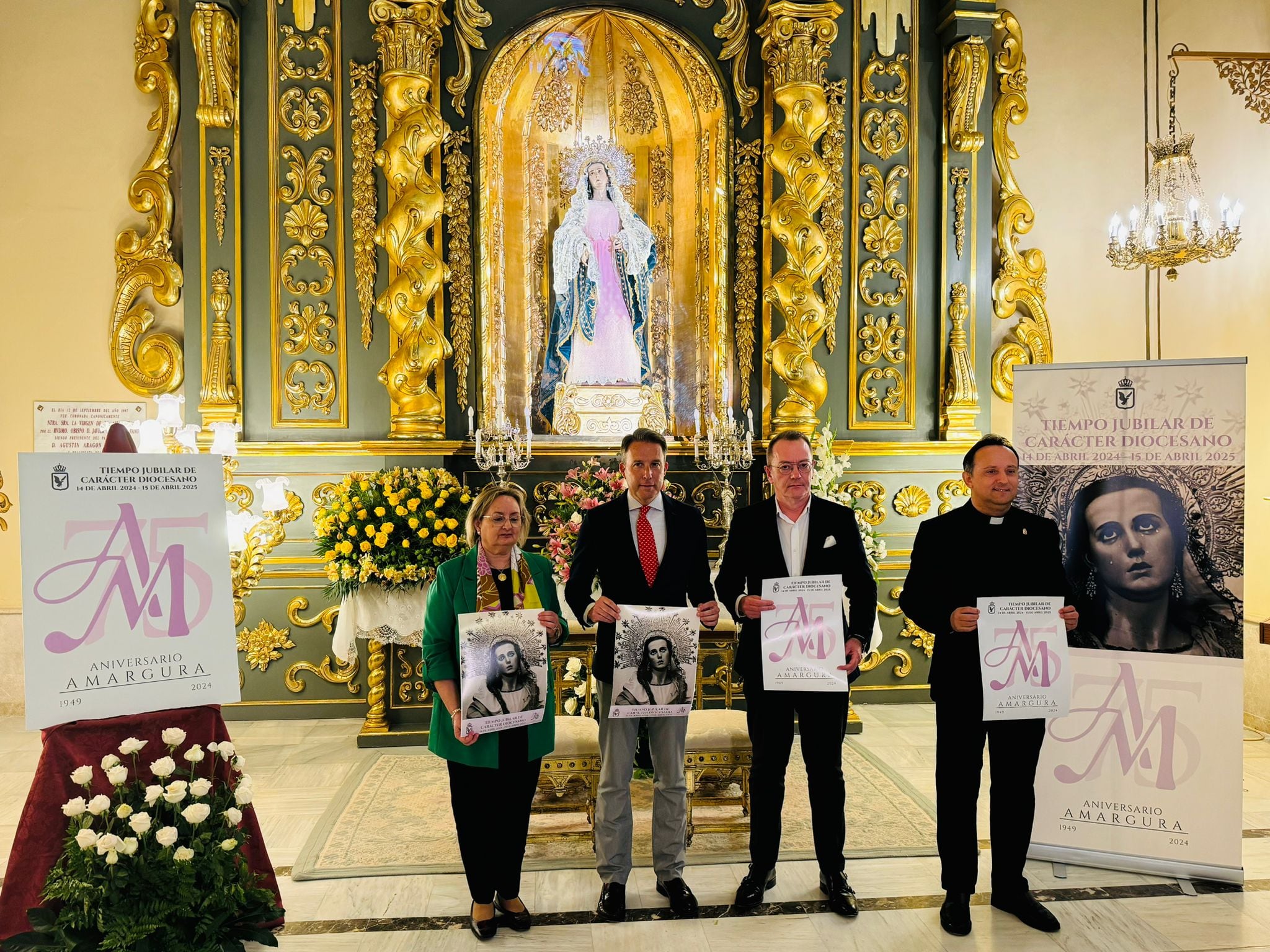 Presentación de los actos del  75 aniversario de la llegada de la Virgen de la Amargura a Lorca