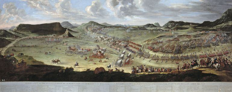 &#039;La batalla de Almansa&#039;, 1709. Museo del Prado.